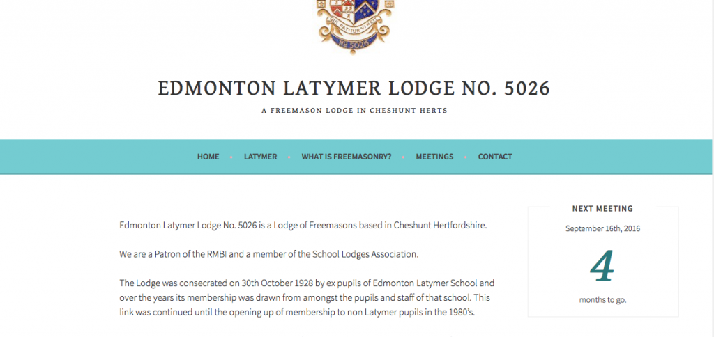 Edmonton Latymer Lodge website