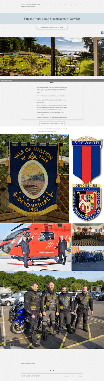 Vale of Haldon No. 7949 website