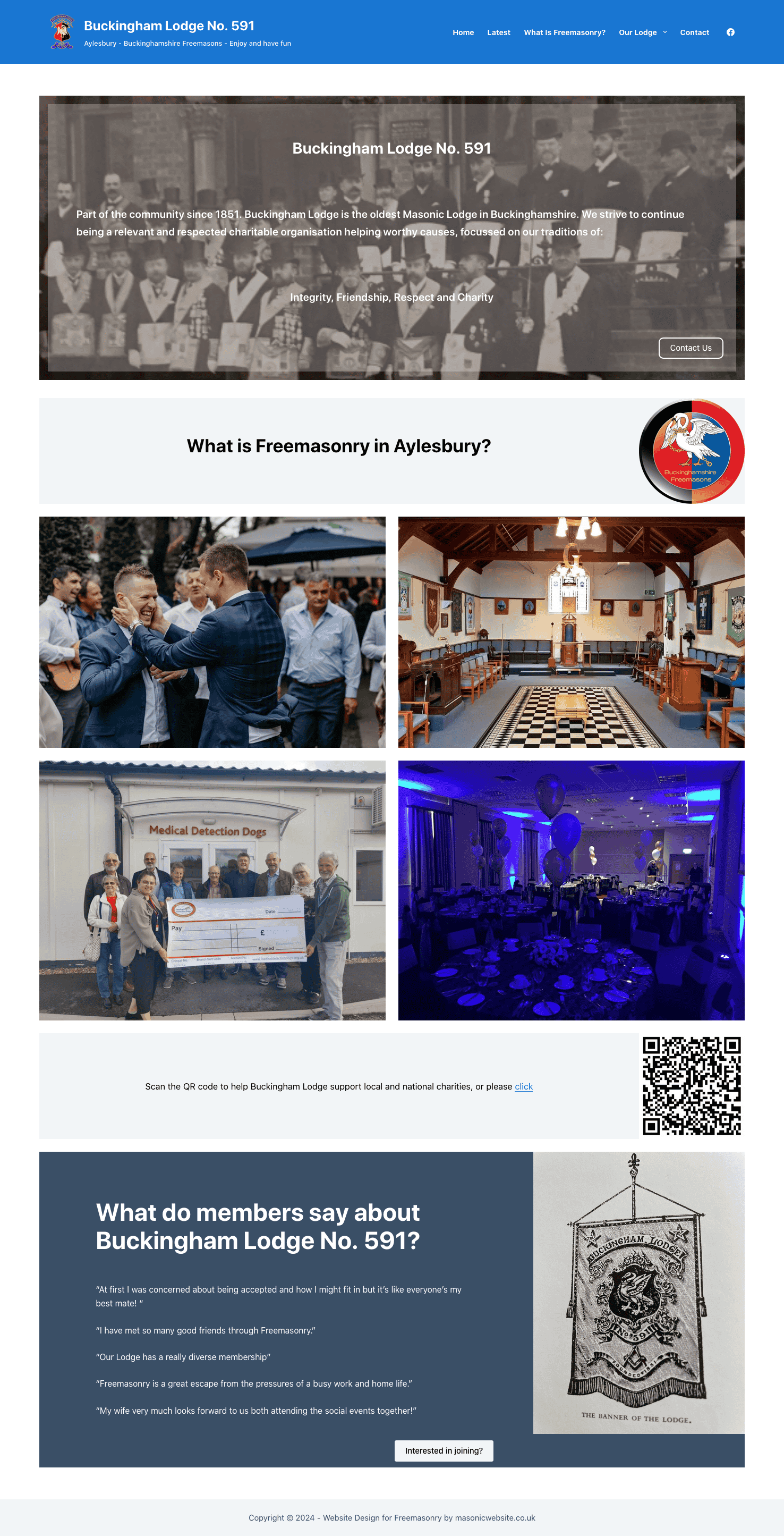 Buckingham Lodge No. 591 website